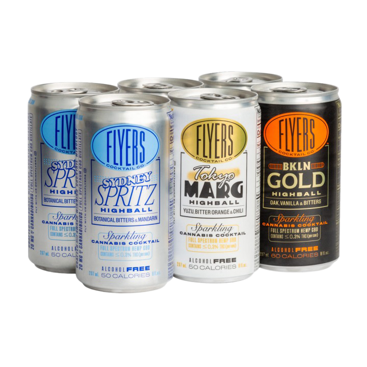 Flyers Mixed Pack - Alcohol Free CBD Cocktails - CBDRNK